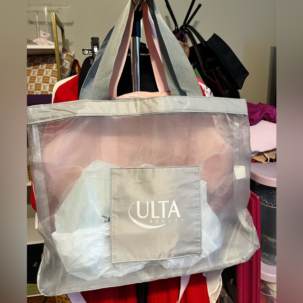 Ulta Beauty Gray Tote Bag for Everyday Use